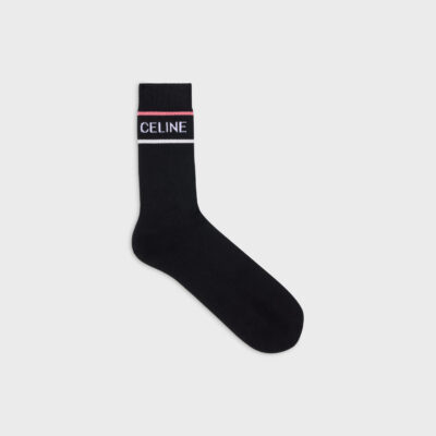 CELINE SOCKS IN STRIPED COTTON