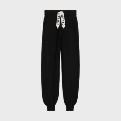 Celine track pants in cashmere wool