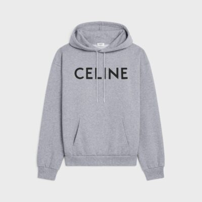 CELINE LOOSE HOODIE IN COTTON FLEECE