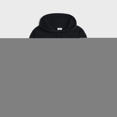 CELINE LOOSE HOODIE IN COTTON FLEECE