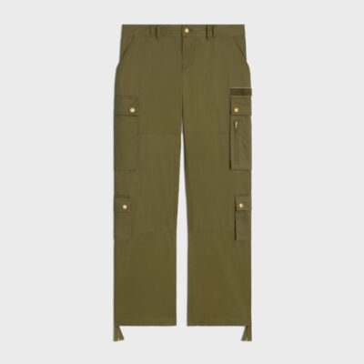 cargo pants in cotton linen