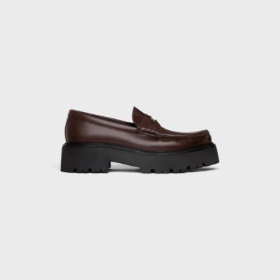 CELINE BULKY PENNY LOAFER in POLISHED BULLSKIN