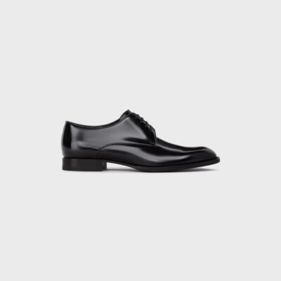 CELINE TUXEDO DERBY in POLISHED BULLSKIN