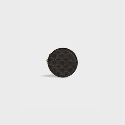 Coin Purse in Triomphe Canvas