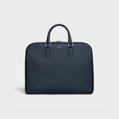 Medium Briefcase in Grained Calfskin