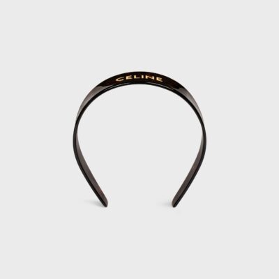 Celine Hair Accessories Headband in Acetate and Steel